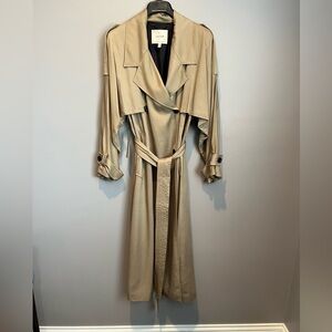 Jigsaw Tan Women's Trench Coat